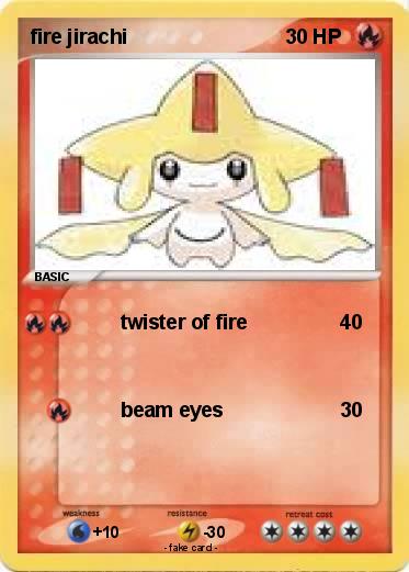 Pokemon fire jirachi