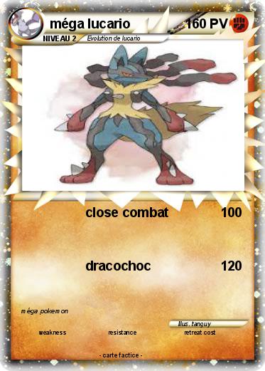 Pokemon méga lucario