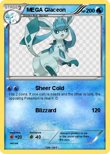 Pokemon MEGA Glaceon