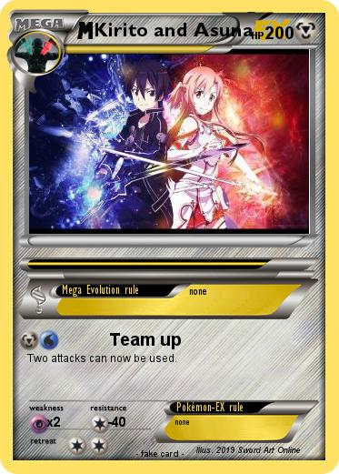 Pokemon Kirito and Asuna