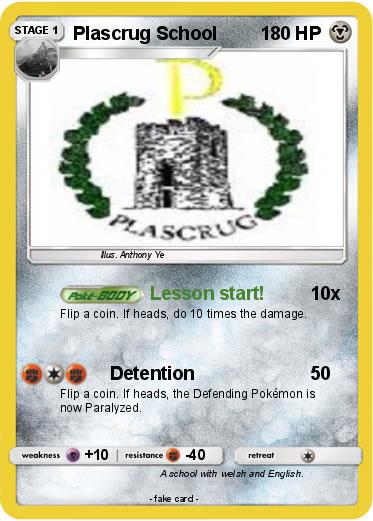 Pokemon Plascrug School