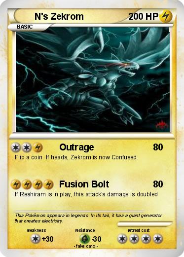 Pokemon N's Zekrom