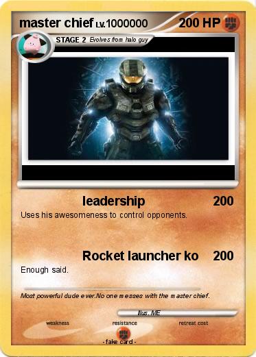 Pokemon master chief