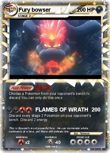 Pokemon Fury bowser