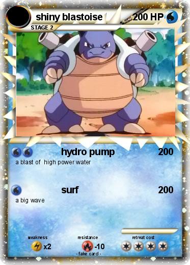 Pokemon shiny blastoise