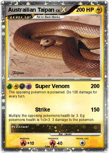 Pokemon Austrailian Taipan