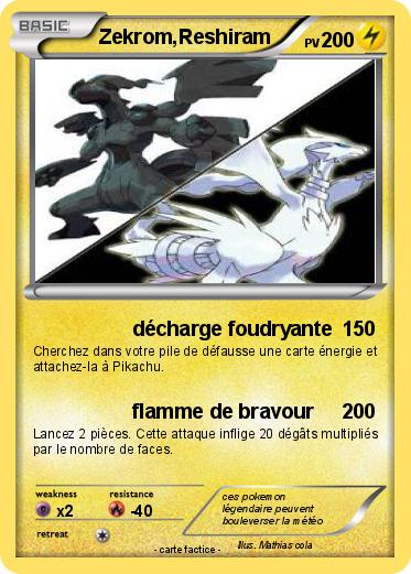 Pokemon Zekrom,Reshiram