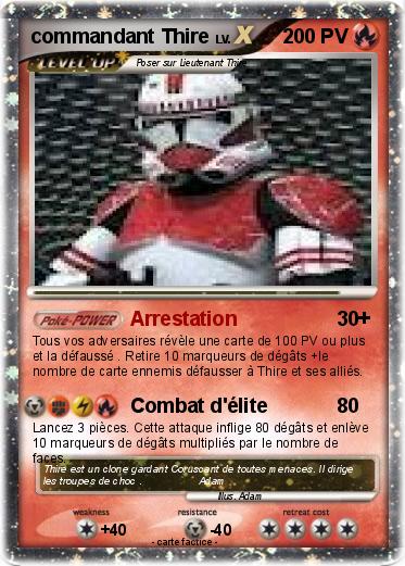 Pokemon commandant Thire