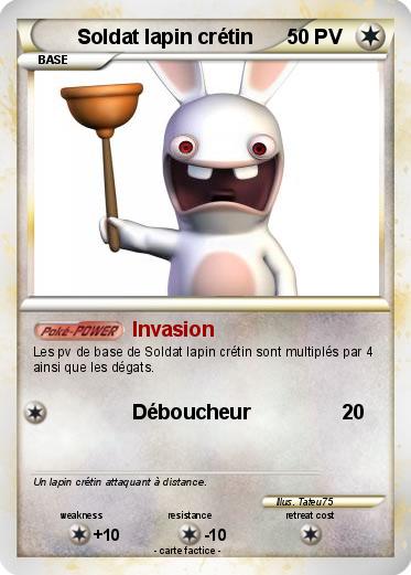 Pokemon Soldat lapin crétin