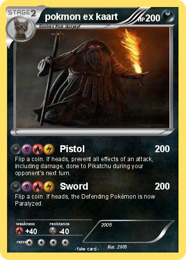 Pokemon pokmon ex kaart