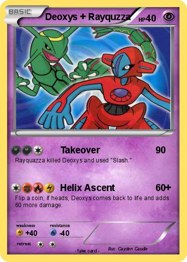 Pokemon Deoxys + Rayquzza