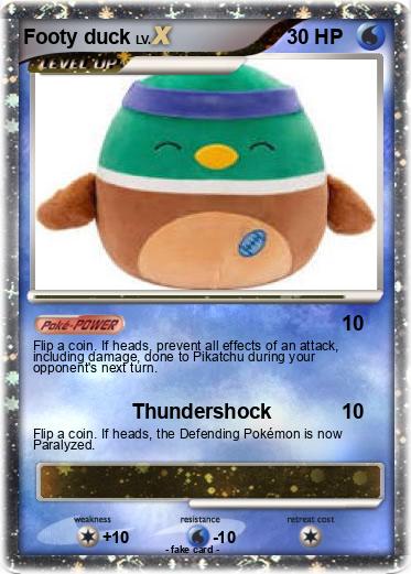 Pokemon Footy duck