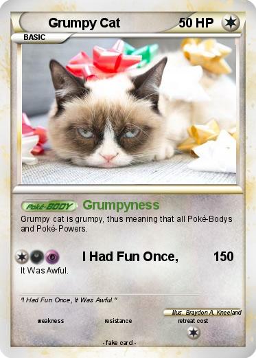 Pokemon Grumpy Cat