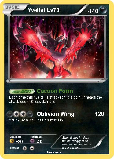 Pokemon Yveltal Lv70