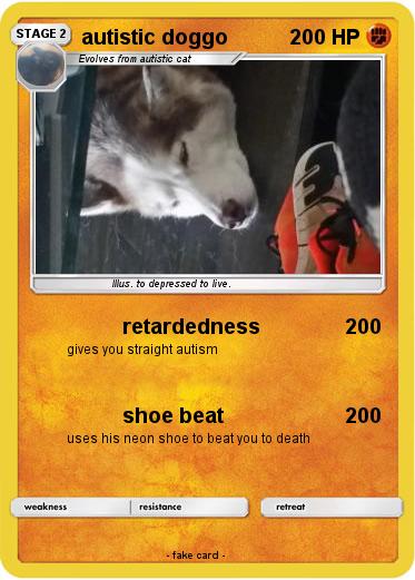 Pokemon autistic doggo