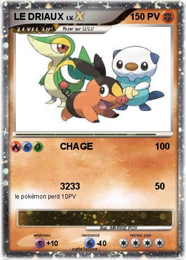 Pokemon LE DRIAUX