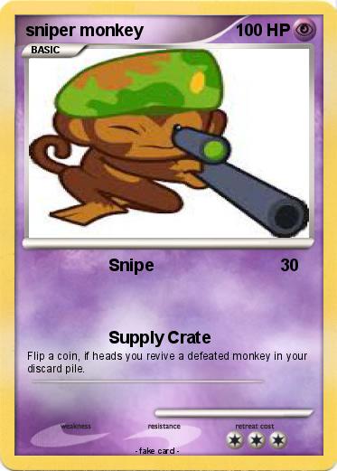 Pokemon sniper monkey