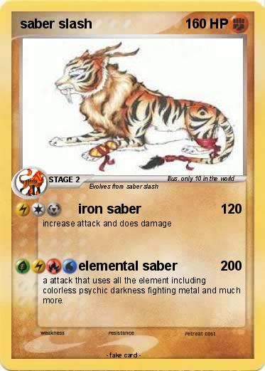 Pokemon saber slash