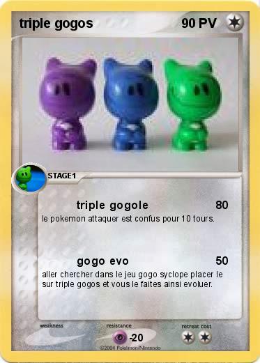 Pokemon triple gogos