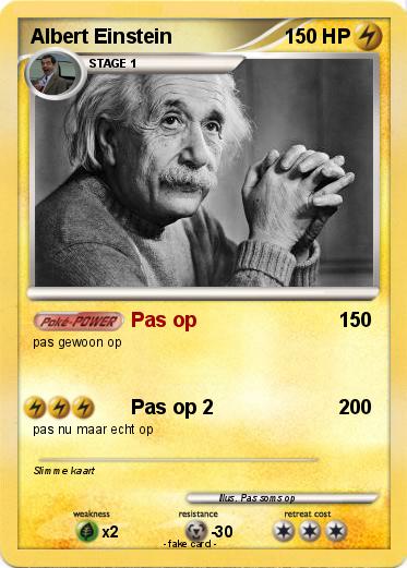 Pokemon Albert Einstein