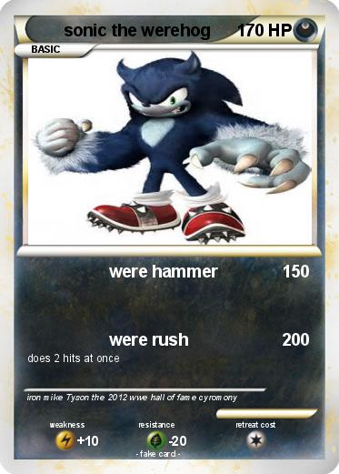 Pokemon sonic the werehog