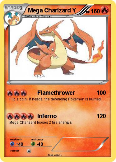 Pokemon Mega Charizard Y