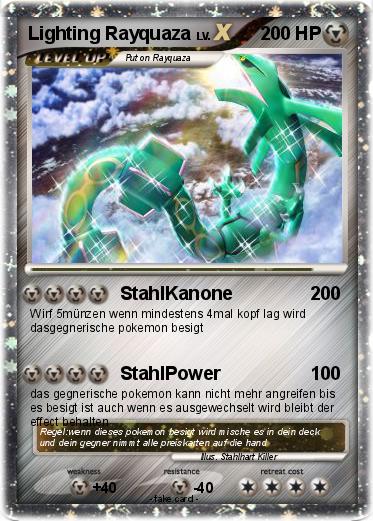 Pokemon Lighting Rayquaza
