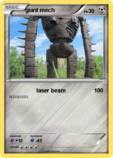 Pokemon giant mech