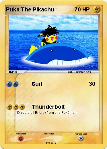 Pokemon Puka The Pikachu