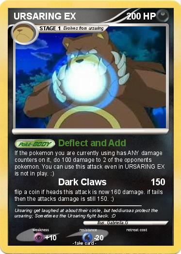 Pokemon URSARING EX