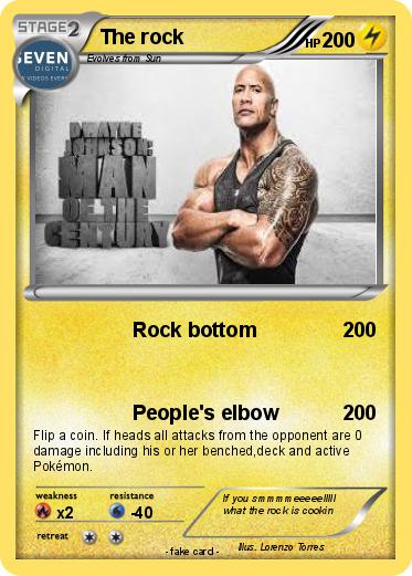 Pokemon The rock