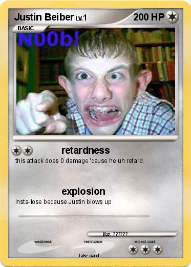 Pokemon Justin Beiber