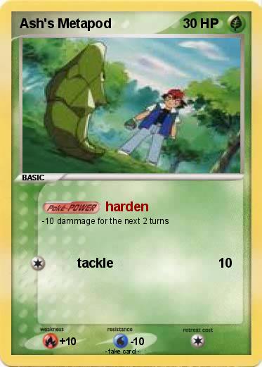 Pokemon Ash's Metapod