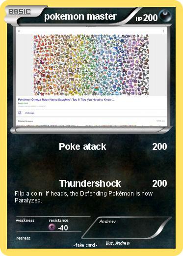 Pokemon pokemon master