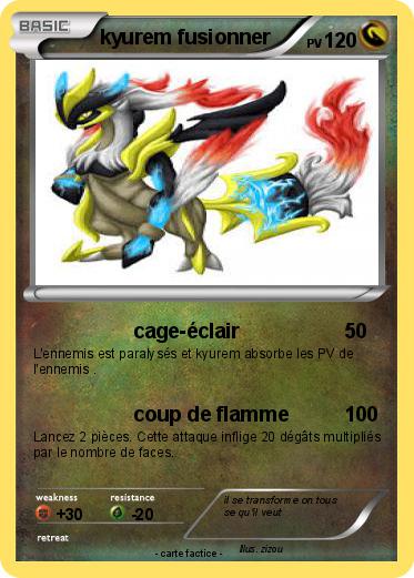 Pokemon kyurem fusionner