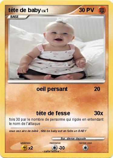 Pokemon téte de baby
