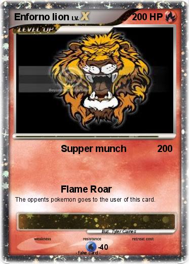 Pokemon Enforno lion