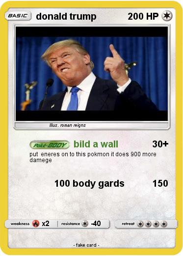 Pokemon donald trump