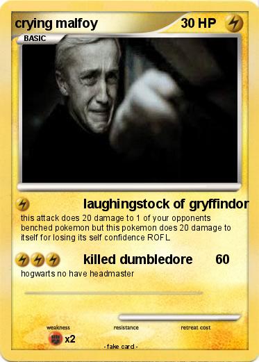Pokemon crying malfoy