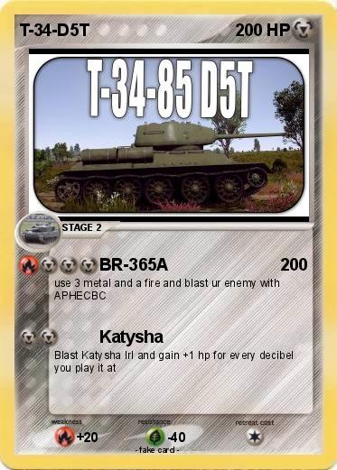 Pokemon T-34-D5T