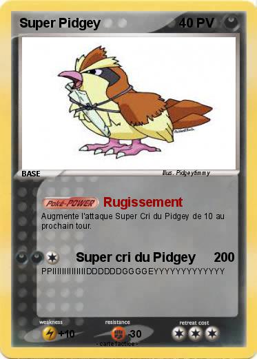 Pokemon Super Pidgey