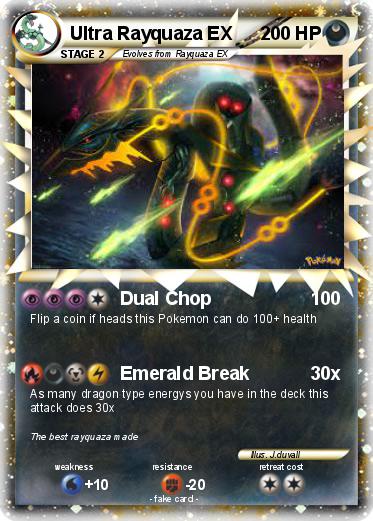 Pokemon Ultra Rayquaza EX