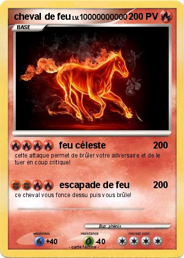 Pokemon cheval de feu
