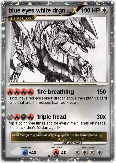 Pokemon blue eyes white drgn