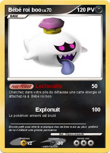 Pokemon Bébé roi boo