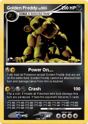 Pokemon Golden Freddy