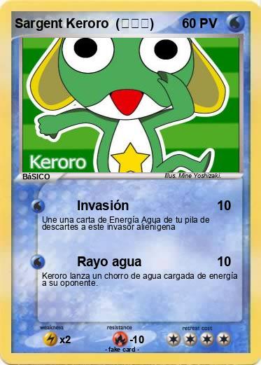 Pokemon Sargent Keroro  (ケロロ)