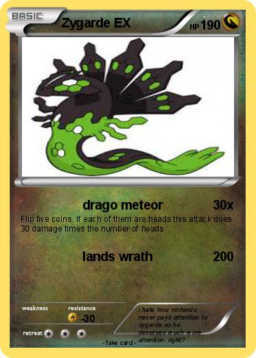 Pokemon Zygarde EX