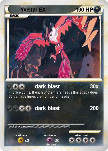 Pokemon Yveltal EX