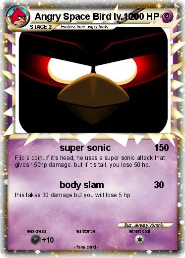 Pokemon Angry Space Bird lv.100